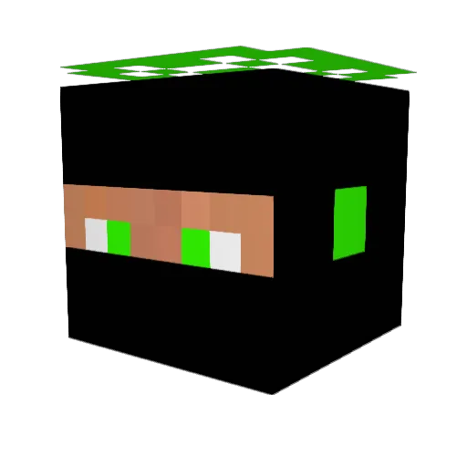 MarshmallowBacon Minecraft avatar head, 3D render