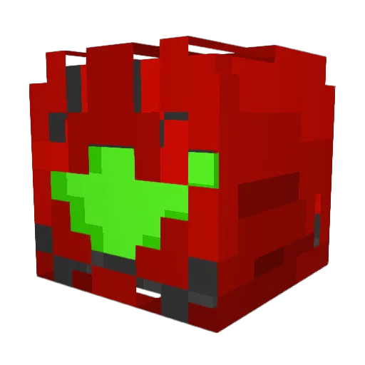MarshmallowIV Minecraft avatar head, 3D render