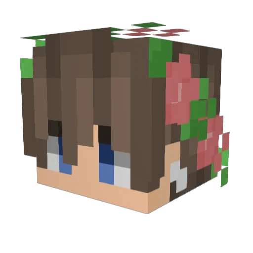 MarshmallowSlipp Minecraft avatar head, 3D render