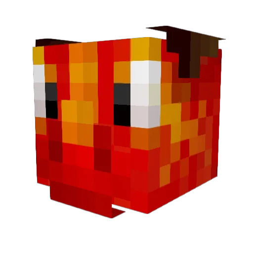 Marshmello29 Minecraft avatar head, 3D render