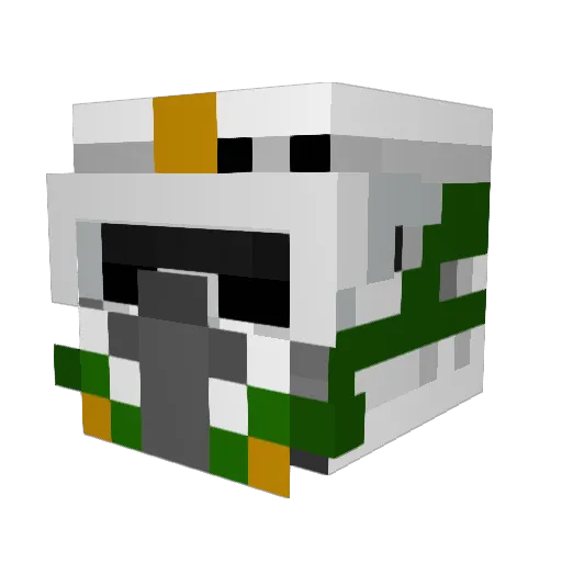Marshy5555 Minecraft avatar head, 3D render