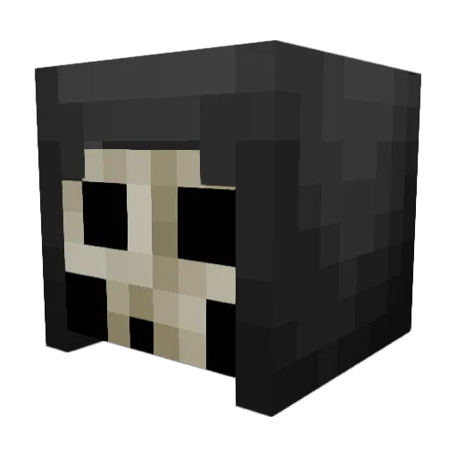 Marshyflake Minecraft avatar head, 3D render