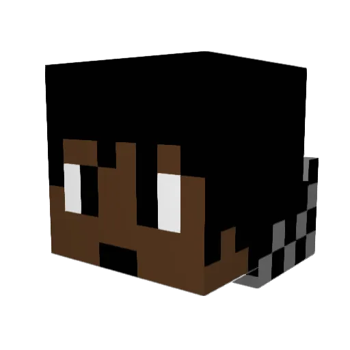Marsinay Minecraft avatar head, 3D render