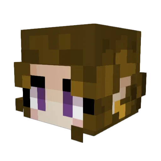 Marsisnearearth Minecraft avatar head, 3D render