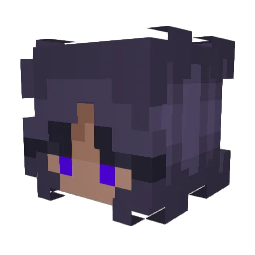 Marskitticus Minecraft avatar head, 3D render