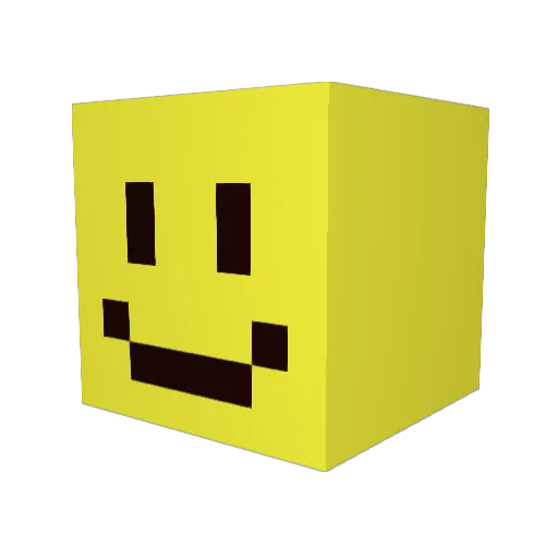 Marsmash Minecraft avatar head, 3D render