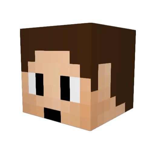 Marsu79 Minecraft avatar head, 3D render