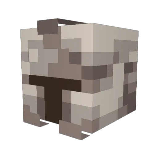 Mart1nnn Minecraft avatar head, 3D render