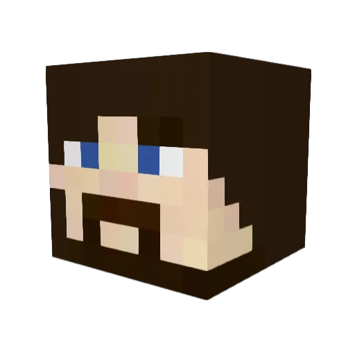 MartDE99 Minecraft avatar head, 3D render