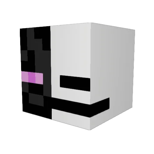 MartIn_11L2 Minecraft avatar head, 3D render