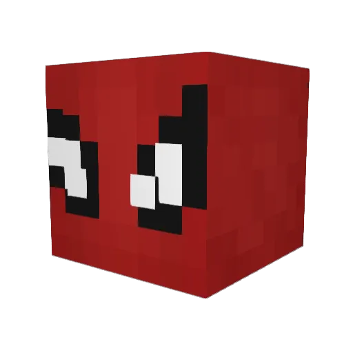 Mart_xX Minecraft avatar head, 3D render