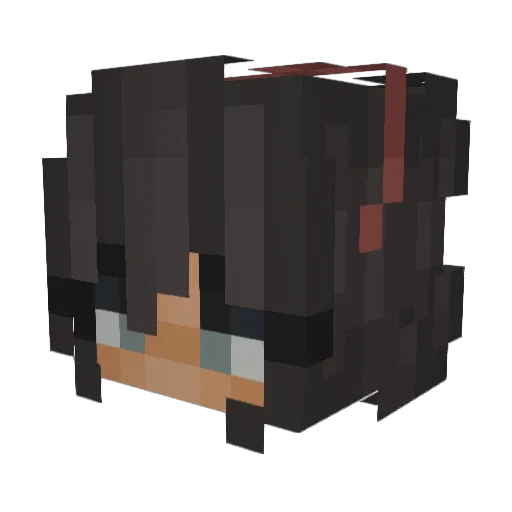 MartaMagDich Minecraft avatar head, 3D render