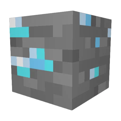 MarthaRocker Minecraft avatar head, 3D render