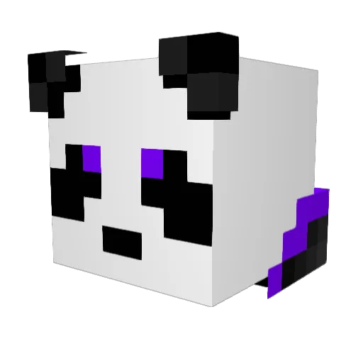 Marti3P Minecraft avatar head, 3D render