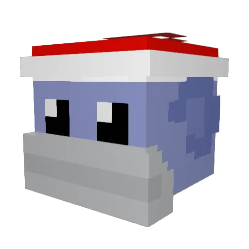 Martiag111 Minecraft avatar head, 3D render