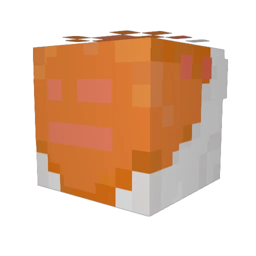 MartianTsar Minecraft avatar head, 3D render