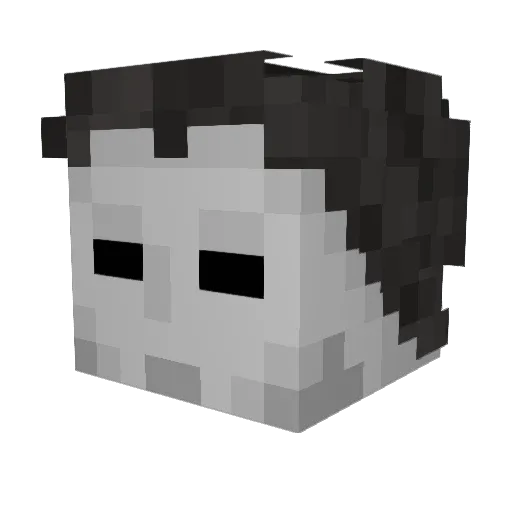 Martifas Minecraft avatar head, 3D render