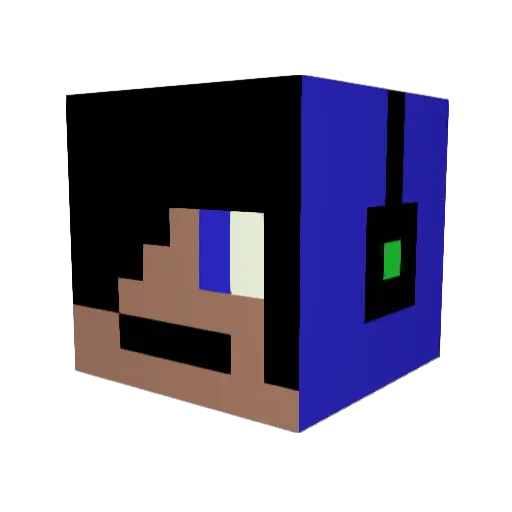 Martigamer18 Minecraft avatar head, 3D render