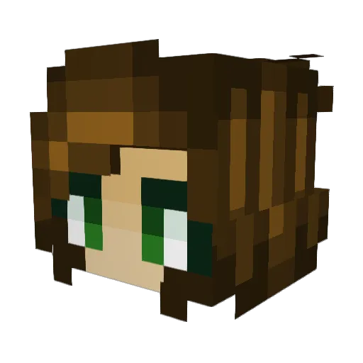 Martii_McFly Minecraft avatar head, 3D render