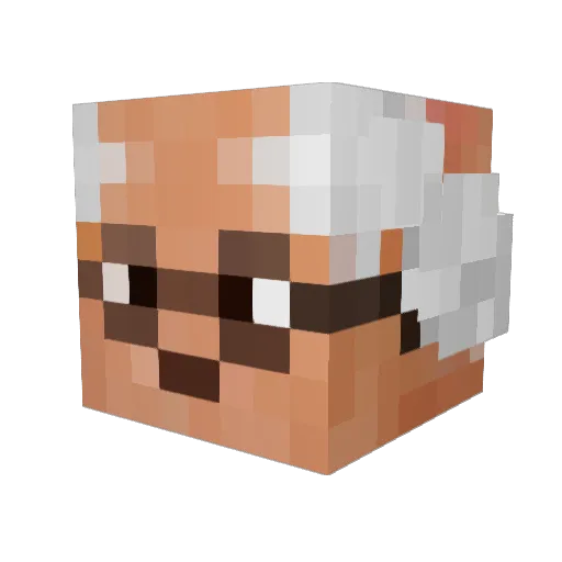 Martijn_25 Minecraft avatar head, 3D render