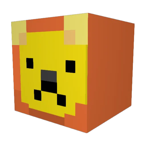 Martim2203 Minecraft avatar head, 3D render