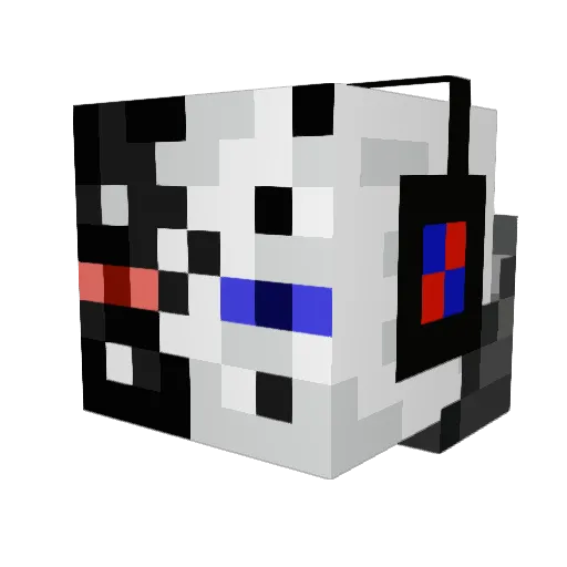 Martimnus Minecraft avatar head, 3D render
