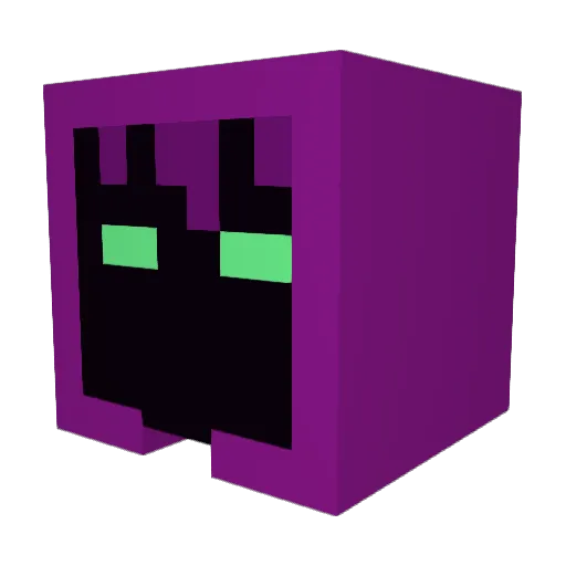 Martin18666 Minecraft avatar head, 3D render