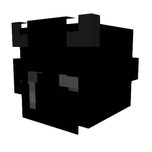 Martin241 Minecraft avatar head, 3D render
