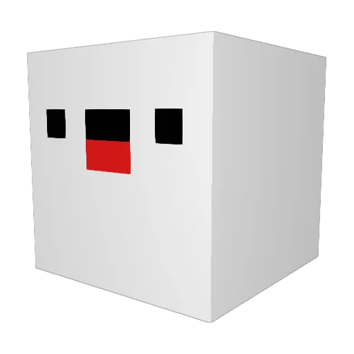 MartinAls Minecraft avatar head, 3D render