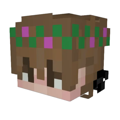 MartinGara Minecraft avatar head, 3D render
