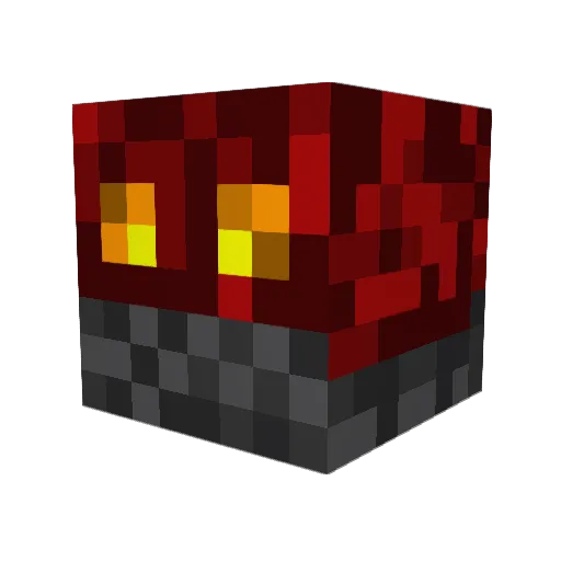 MartinKJ Minecraft avatar head, 3D render