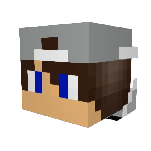 MartinST_YT Minecraft avatar head, 3D render