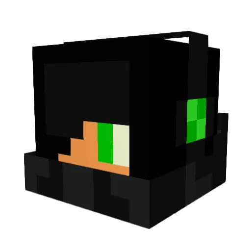 Martin_456 Minecraft avatar head, 3D render