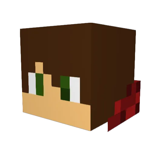 Martin_Le_Sage Minecraft avatar head, 3D render