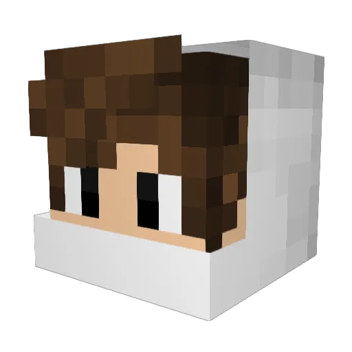 Martin_MikeYT Minecraft avatar head, 3D render