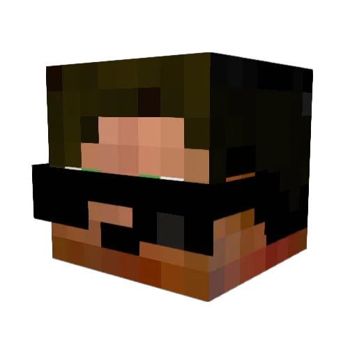 Martin_dr Minecraft avatar head, 3D render