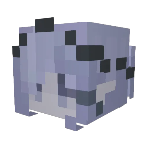 Martinaise Minecraft avatar head, 3D render