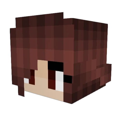 Martinalove44 Minecraft avatar head, 3D render