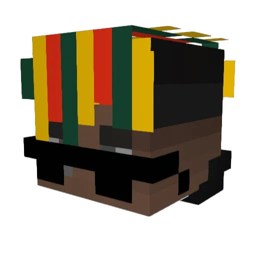 Martinekbracho69 Minecraft avatar head, 3D render