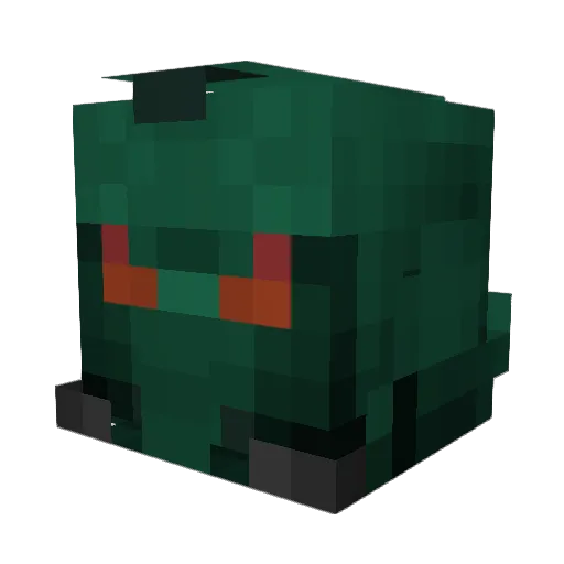 Martinezos Minecraft avatar head, 3D render