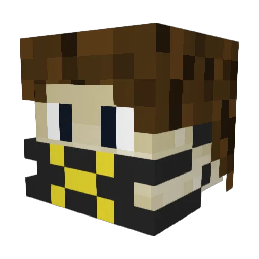 Martinho0001 Minecraft avatar head, 3D render