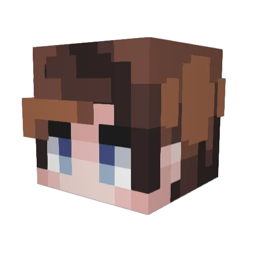 MartinkoSVK Minecraft avatar head, 3D render