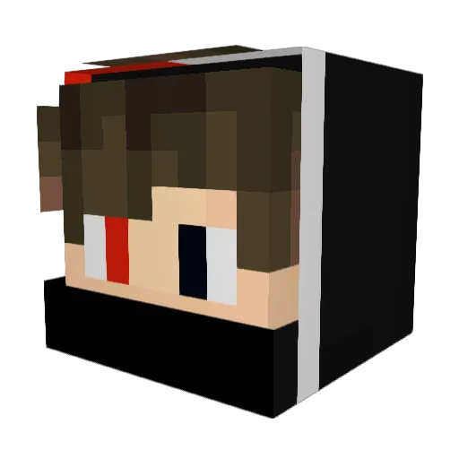 Martinoxd Minecraft avatar head, 3D render