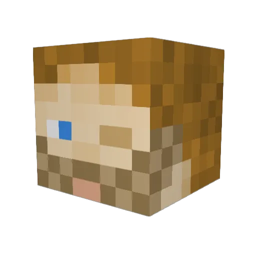 Martins87 Minecraft avatar head, 3D render