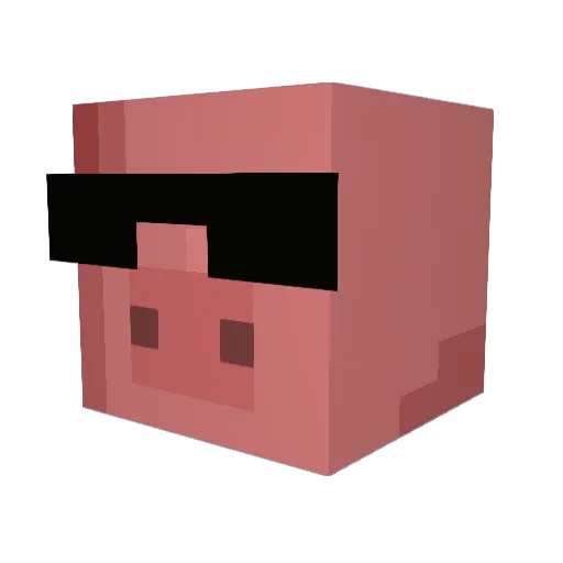 Marto574 Minecraft avatar head, 3D render