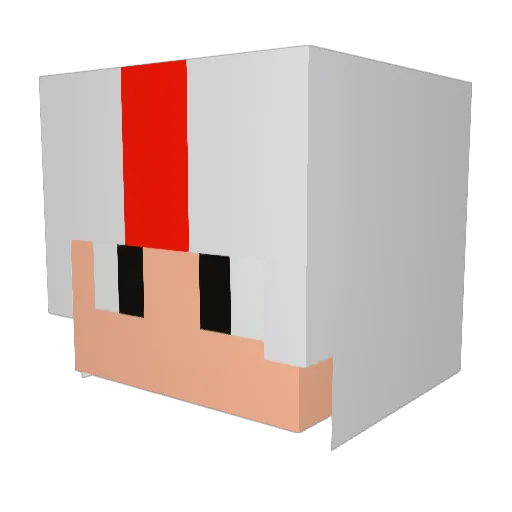 MartoG13 Minecraft avatar head, 3D render