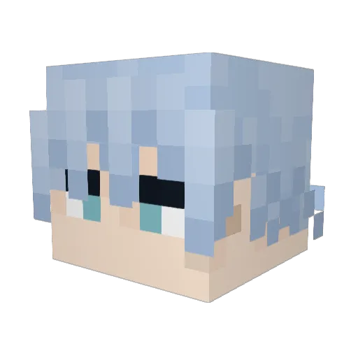 Martocrates Minecraft avatar head, 3D render