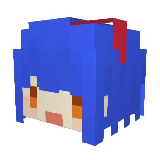 Martonsio Minecraft avatar head, 3D render