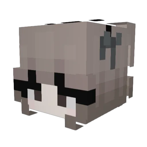 MartuOkk Minecraft avatar head, 3D render