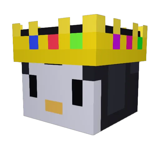Martviep Minecraft avatar head, 3D render